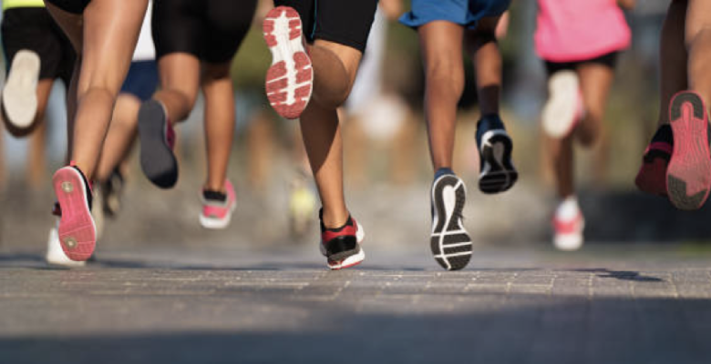 Running feet Healthy Habits Get Moving